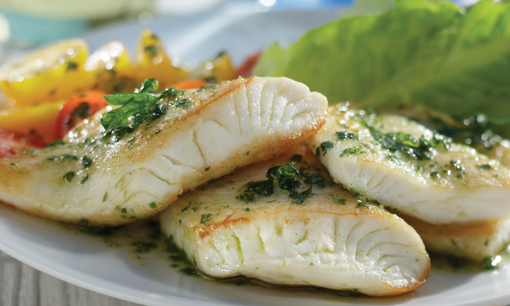 Lomo de pescado al perejil