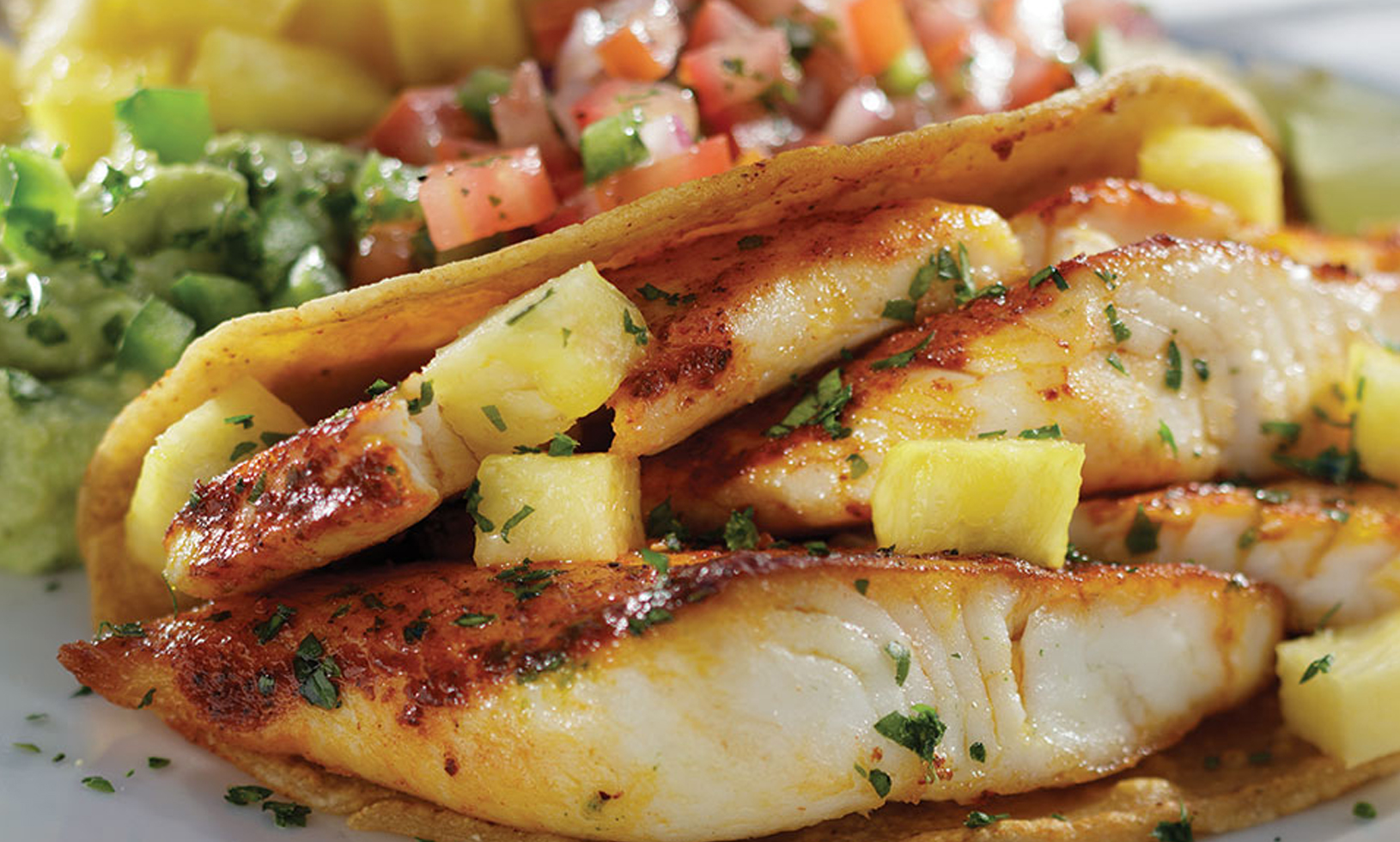 TACOS DE MOJARRA AL PASTOR